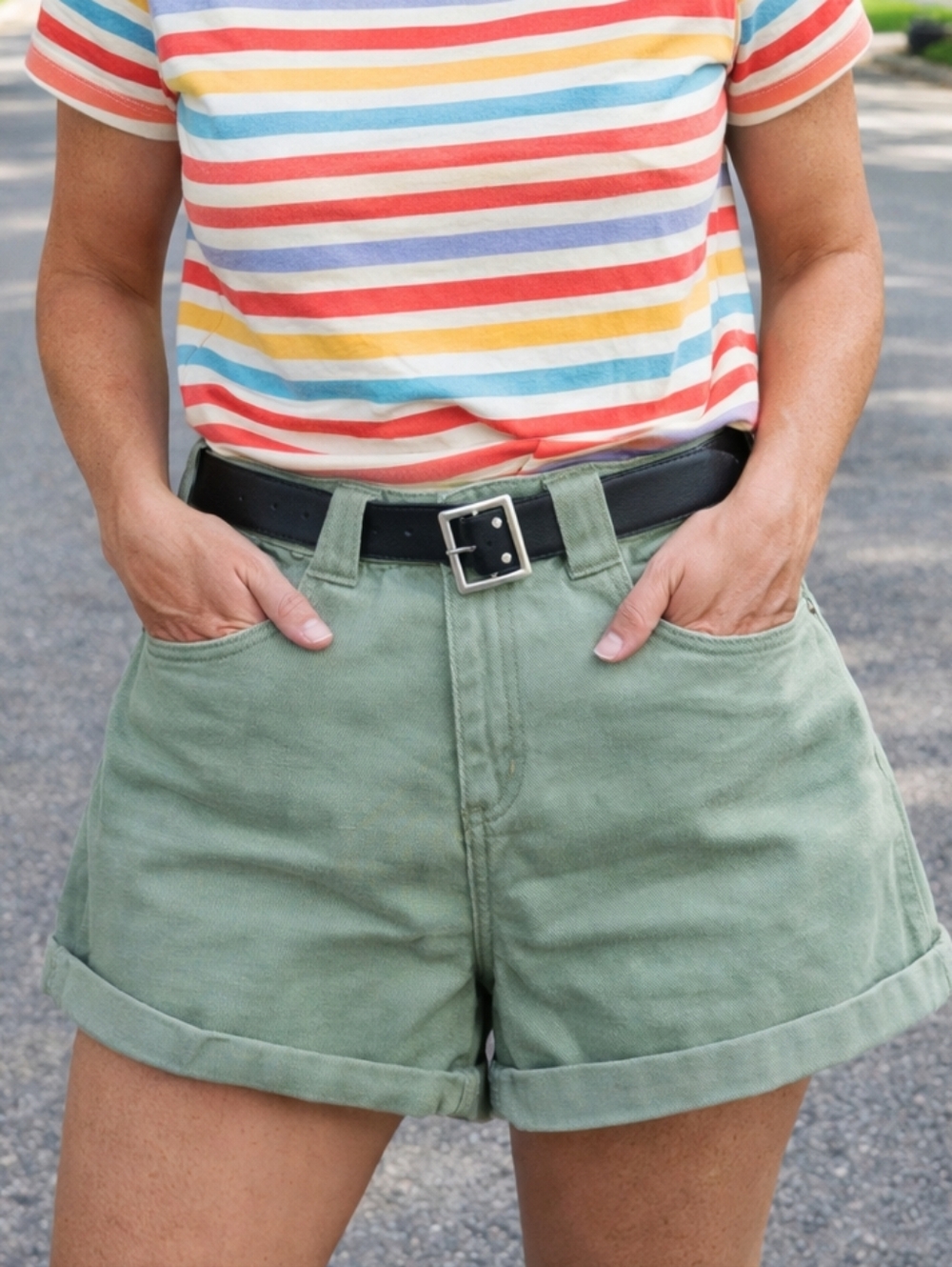 Vintage shorts Juniors green